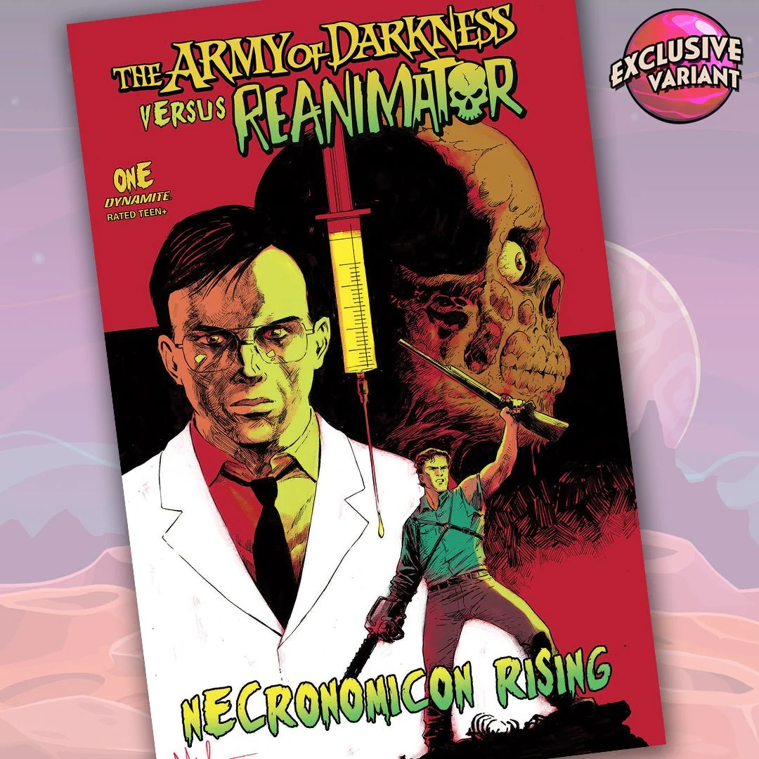Army of Darkness VS. Reanimator: Necronomicon Rising #1 GalaxyCon Exclusive Variant Comic Book