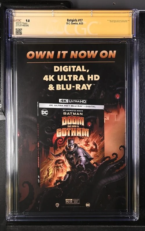 Batgirls #17 DC Comics CGC Signature Series 9.8 Signed Robbi Rodriguez - Image 3