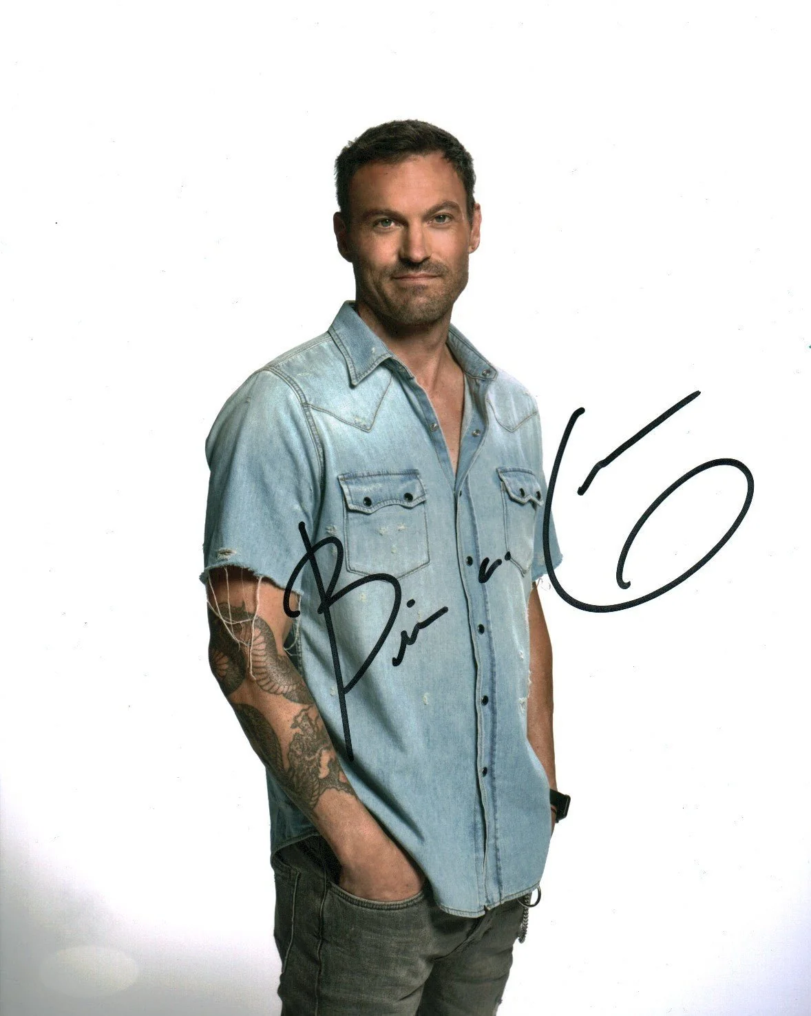 Brian Austin Green BH90210 8x10 Photo Signed JSA Certified Autograph - Image 2