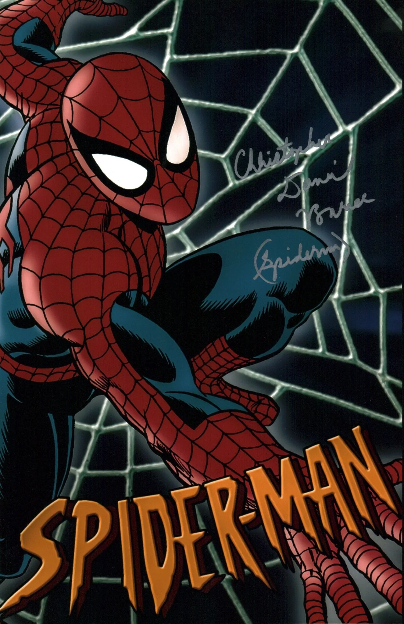 Christopher Daniel Barnes Spider-Man 11x17 Photo Poster Signed Autograph JSA Certified Autograph - Image 2