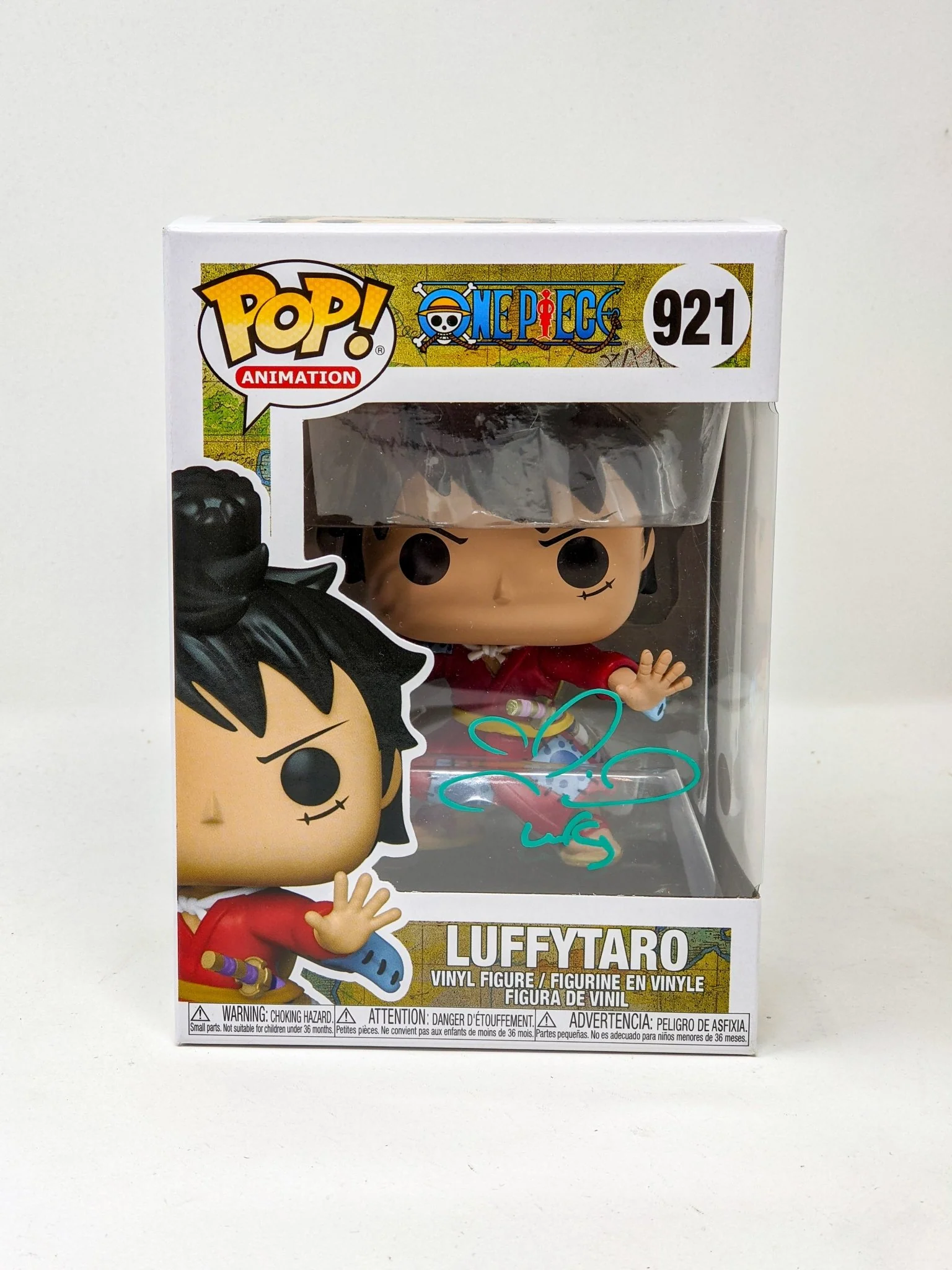 Colleen Clinkenbeard One Piece Luffytaro #921 Signed Funko Pop JSA Certified Autograph - Image 5