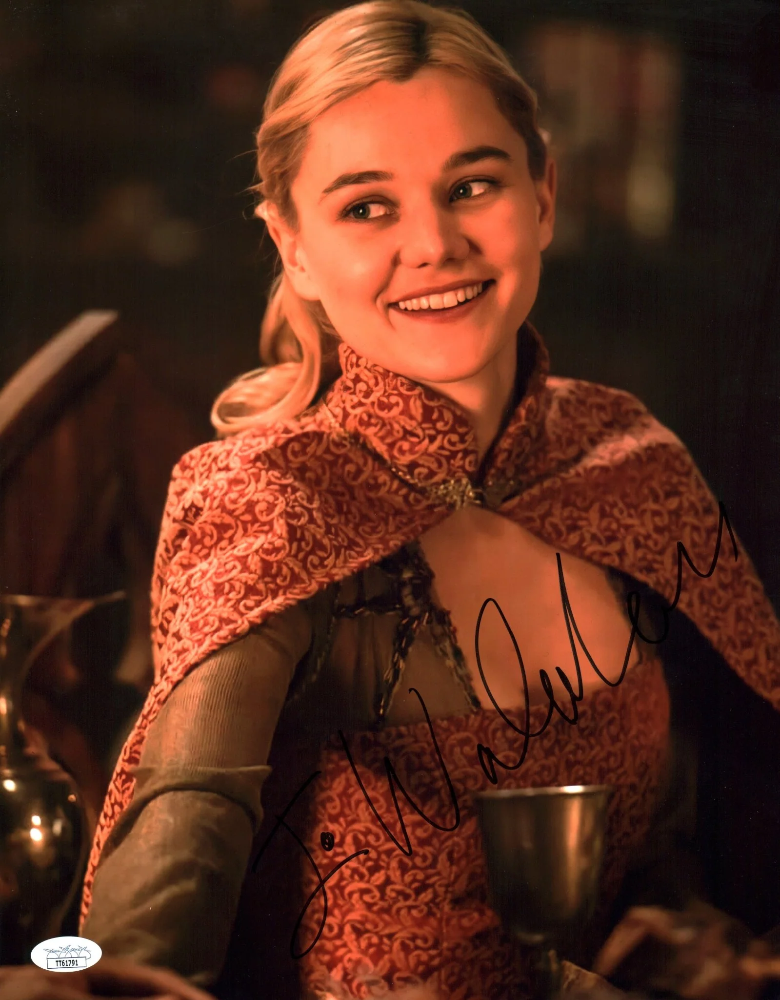 Imogen Waterhouse The Outpost 11x14 Signed Photo Poster JSA Certified Autograph