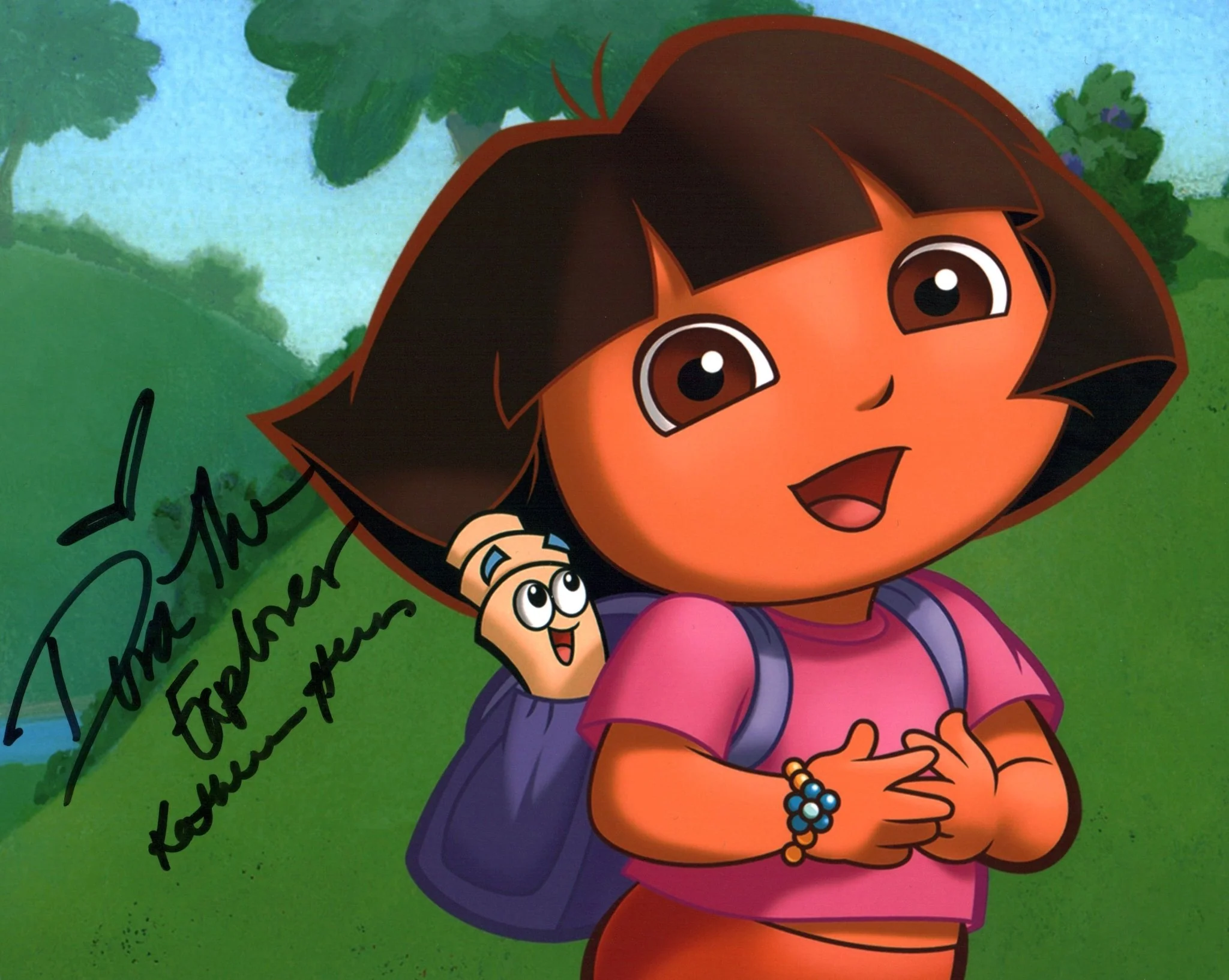 Kathleen Herles Dora The Explorer 8x10 Signed Photo JSA Certified Autograph