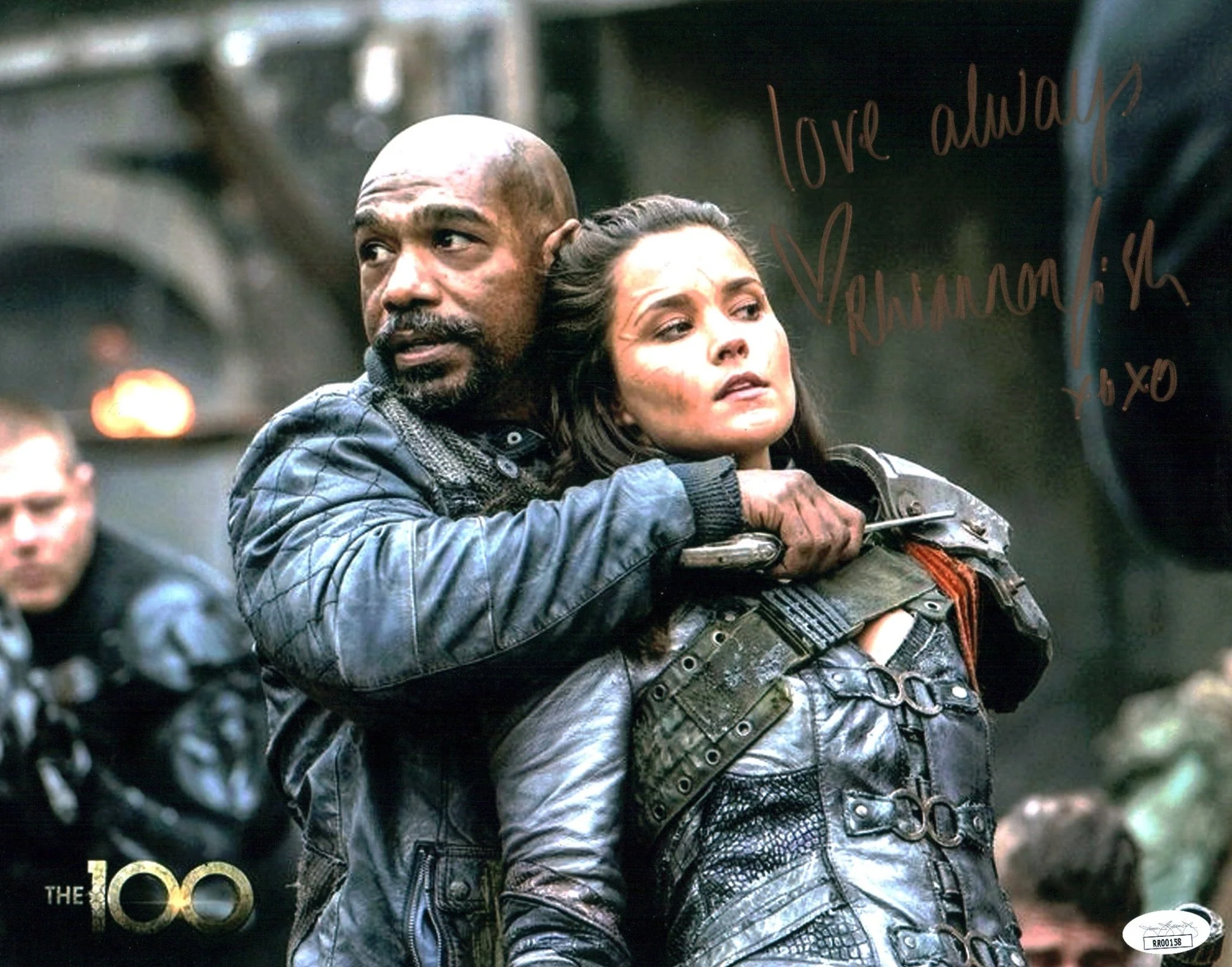 Rhiannon Fish The 100 11x14 Mini Poster Signed JSA Certified Autograph