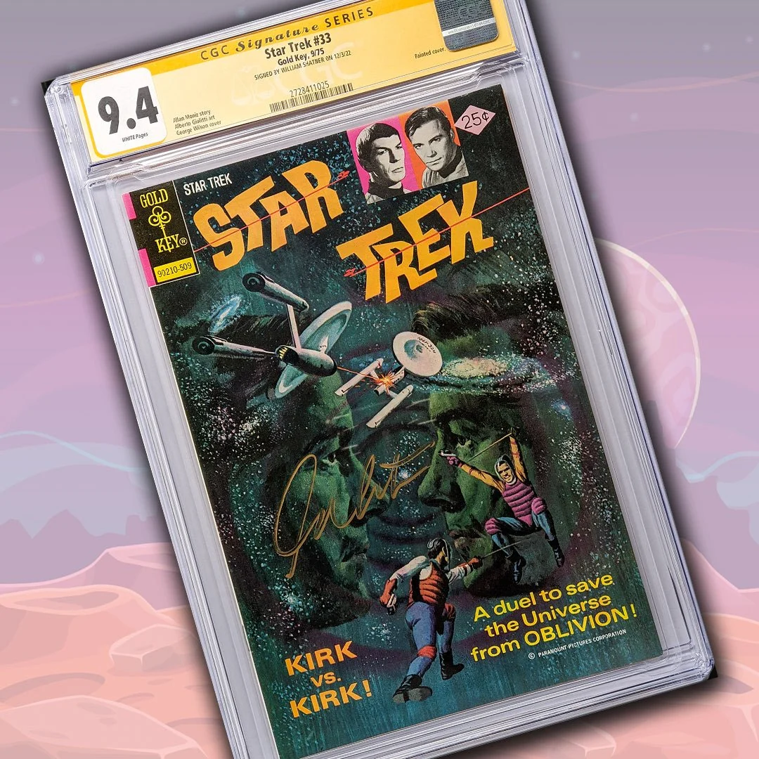 Star Trek #33 Gold Key Comics CGC Signature Series 9.6 Signed by William Shatner