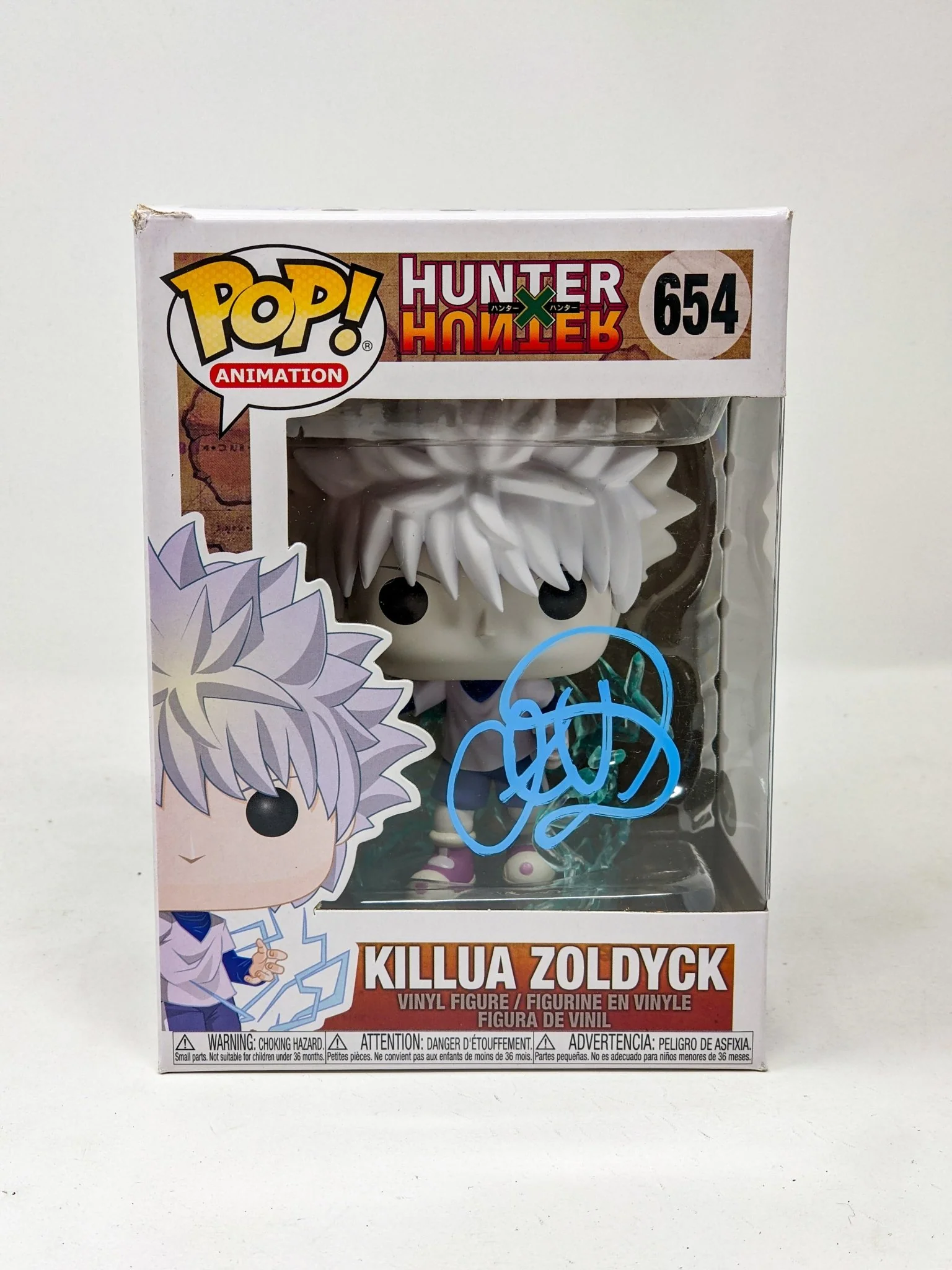 Cristina Vee Hunter X Hunter Killua Zoldyck #654 Signed Funko Pop JSA Certified Autograph - Image 2