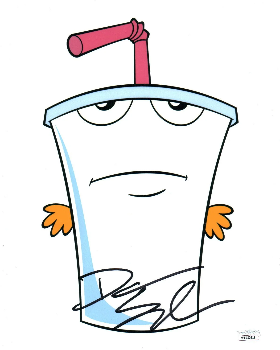 Dana Snyder Aqua Teen Hunger Force 8x10 Signed Photo JSA Certified Autograph - Image 4