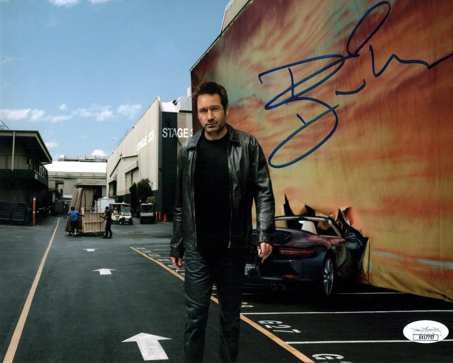 David Duchovny Californication 8x10 Signed Photo JSA COA Certified Autograph
