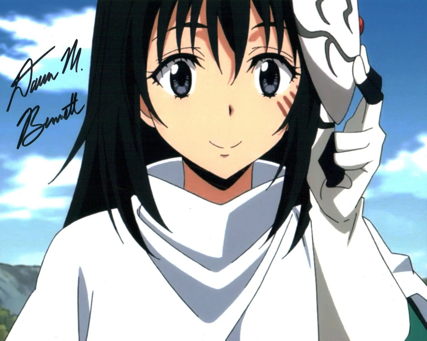 Dawn Bennett The Slime Diaries: That Time I Got Reincarnated as a Slime 8x10 Signed Photo JSA Certified Autograph