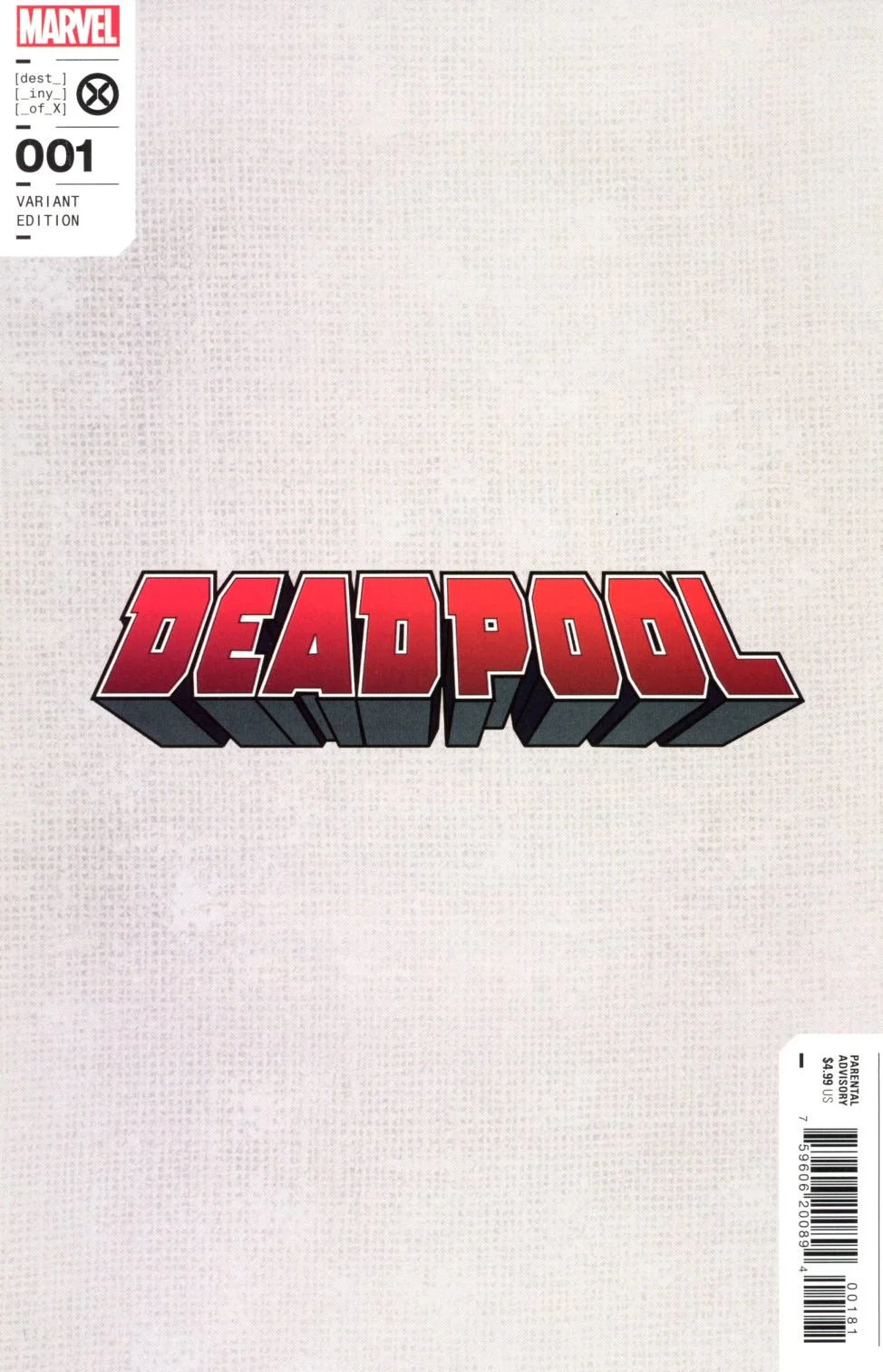 Marvel Deadpool #1 Nakayama 1:100 Virgin Variant Edition Comic Book - Image 3