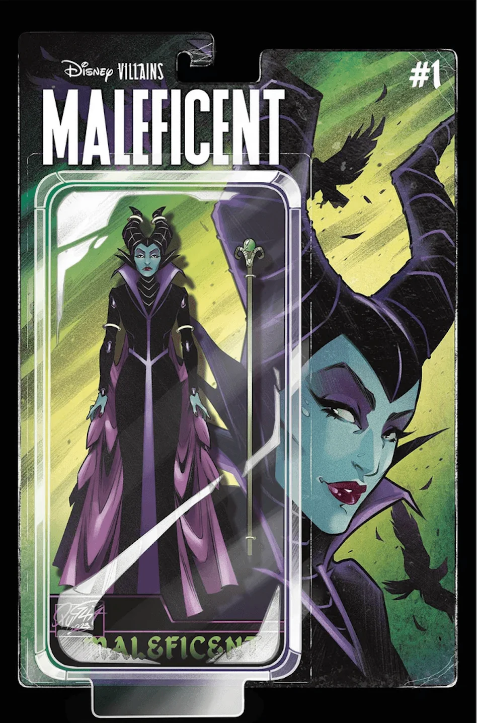 Disney Villains Maleficent #1 Cover L 1:30 Action Figure Edition Variant Comic Book - Image 2