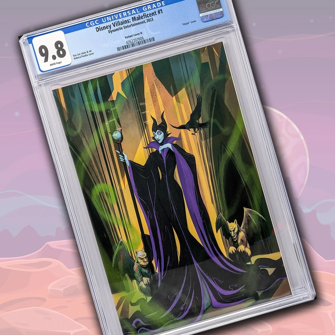 Disney Villains Maleficent #1 Puebla 1:50 Virgin Edition Variant CGC Universal 9.8