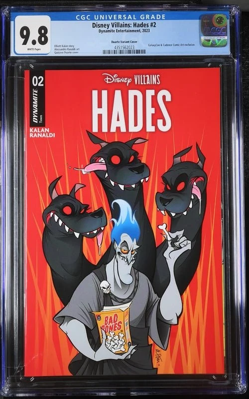 Disney Villains Hades #2 GalaxyCon Exclusive Duarte Trade Variant CGC Universal Grade 9.8 - Image 4