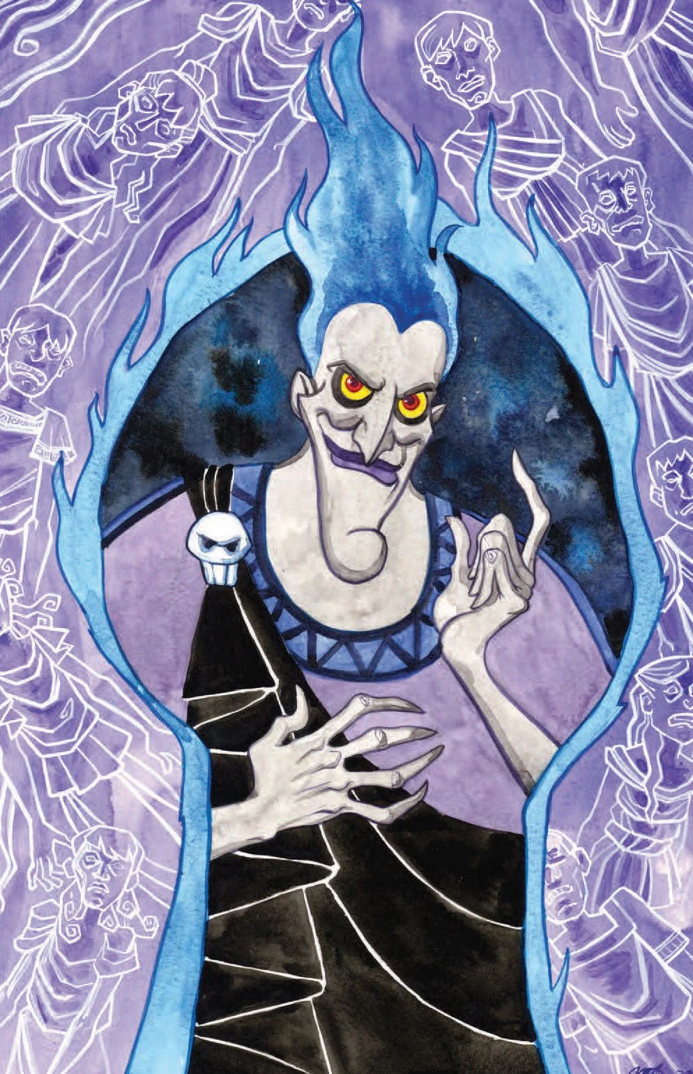 Disney Villians Hades #3 GalaxyCon Exclusive Jill Thompson Virgin Variant Comic Book - Image 2