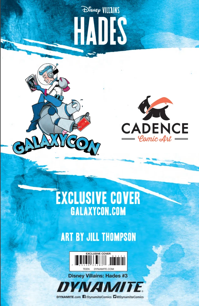 Disney Villians Hades #3 GalaxyCon Exclusive Jill Thompson Virgin Variant Comic Book - Image 3