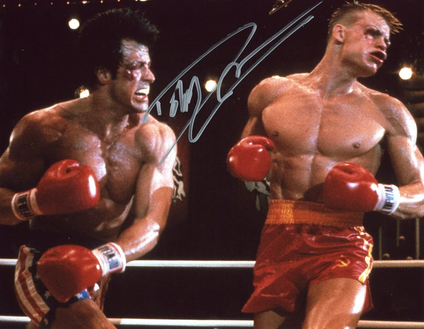 Dolph Lundgren Rocky IV 8x10 Signed Photo JSA Certified Autograph - Image 2