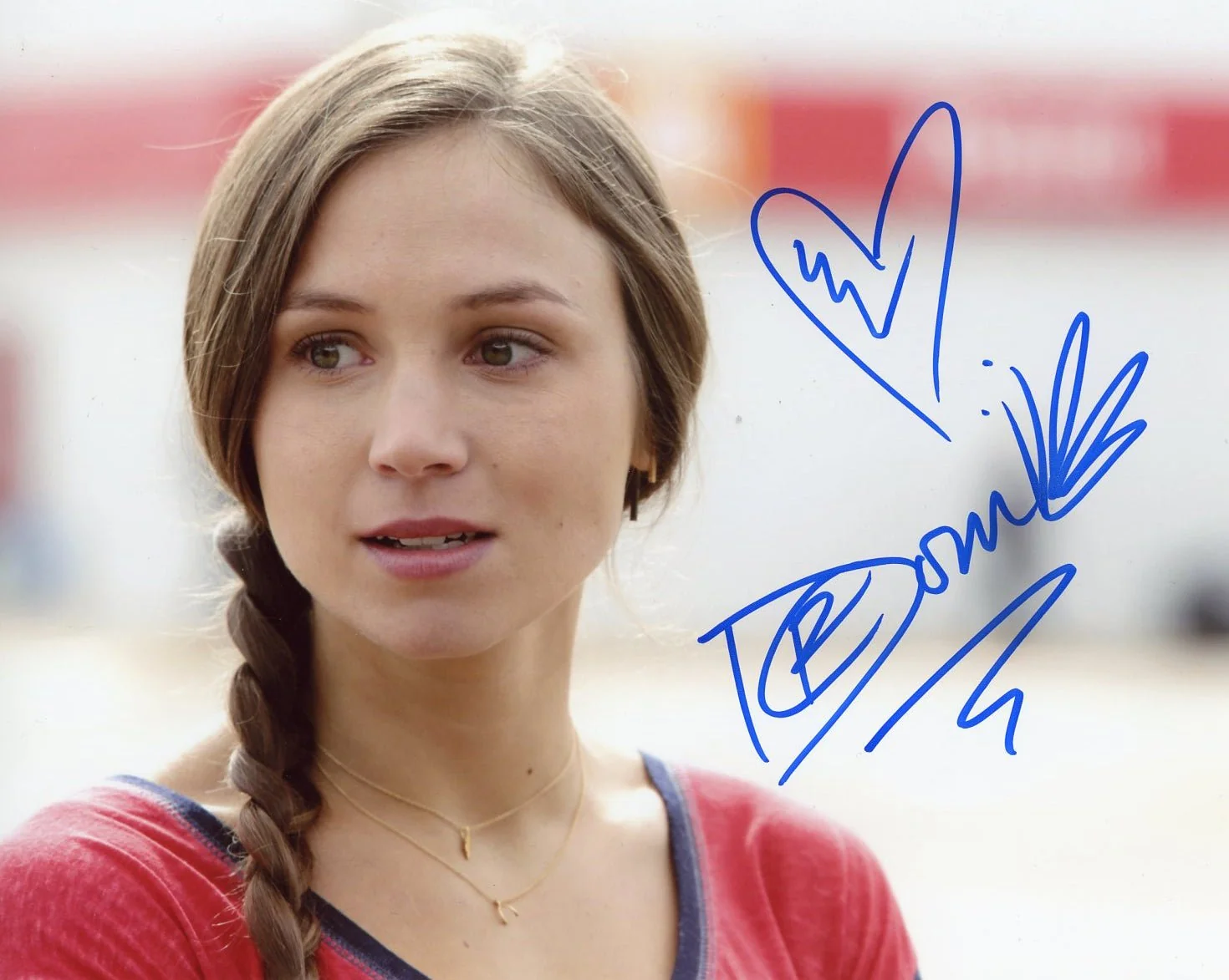 Dom PC Wynonna Earp 8x10 Signed Photo Certified JSA Autographed