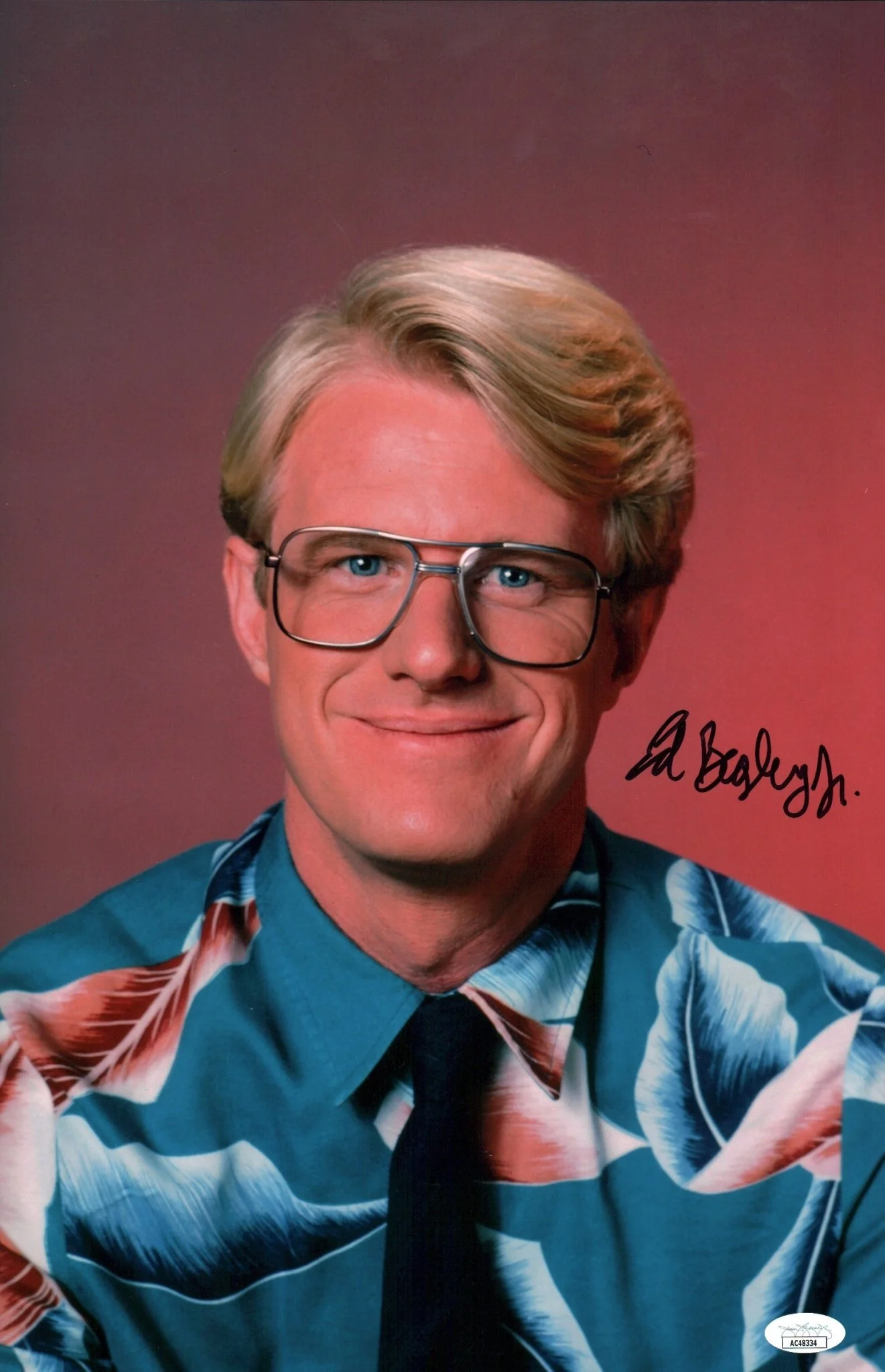 Ed Begley Jr St Elsewhere 11x17 Signed Photo Poster JSA Certified Autograph