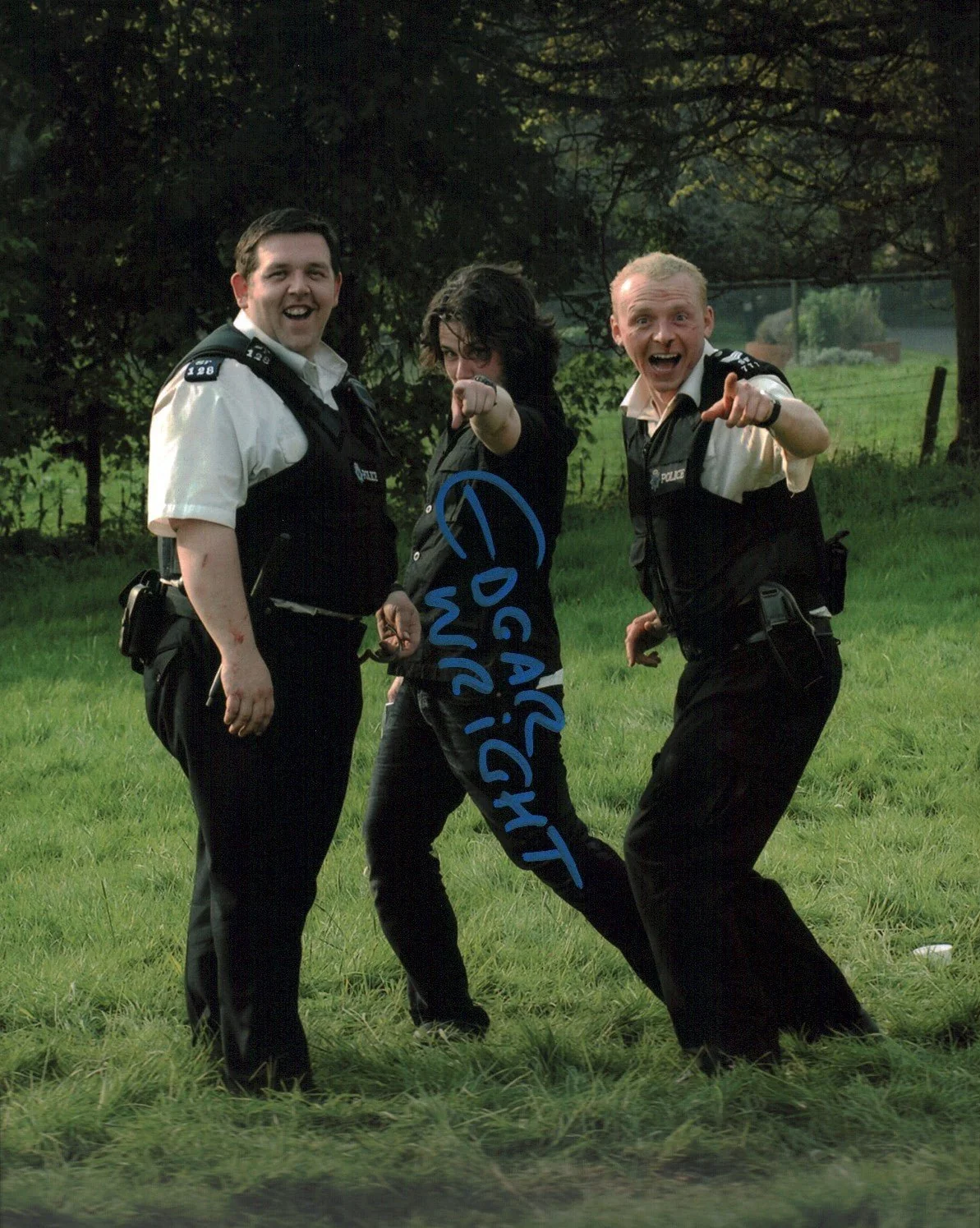Edgar Wright Hot Fuzz 8x10 Photo JSA Certified Autograph