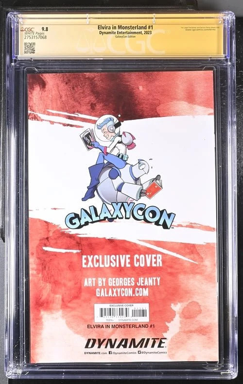 Elvira In Monsterland #1 Dynamite Entertainment GalaxyCon Edition CGC Signature Series 9.8 Signed Georges Jeanty - Image 17