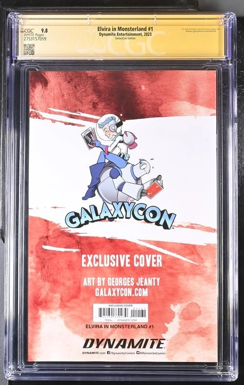 Elvira In Monsterland #1 Dynamite Entertainment GalaxyCon Edition CGC Signature Series 9.8 Signed Georges Jeanty - Image 19