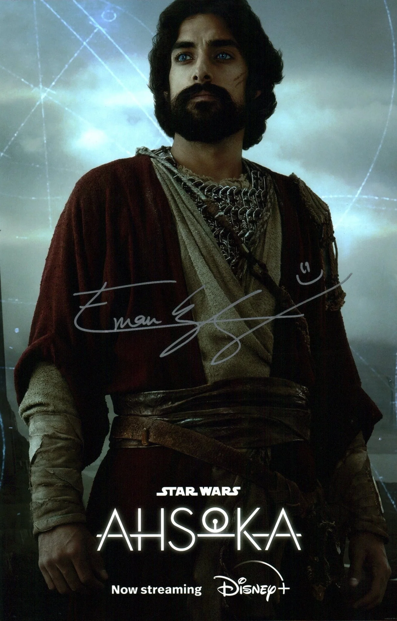 Eman Esfandi Star Wars Ahsoka 11x17 Signed Photo Poster JSA Certified Autograph - Image 2