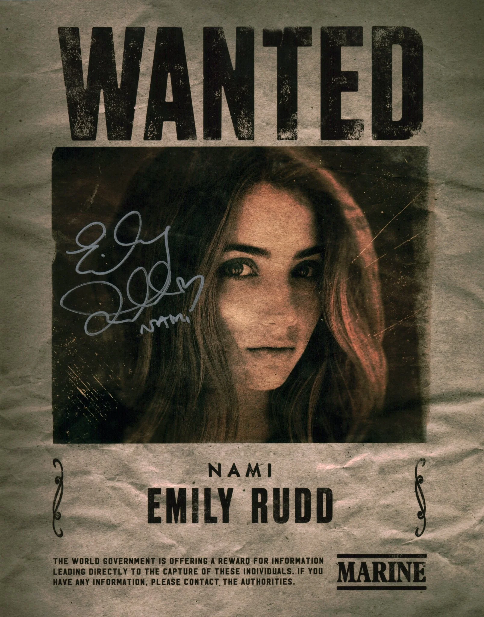 Emily Rudd One Piece 11x14 Signed Photo Poster JSA Certified Autograph