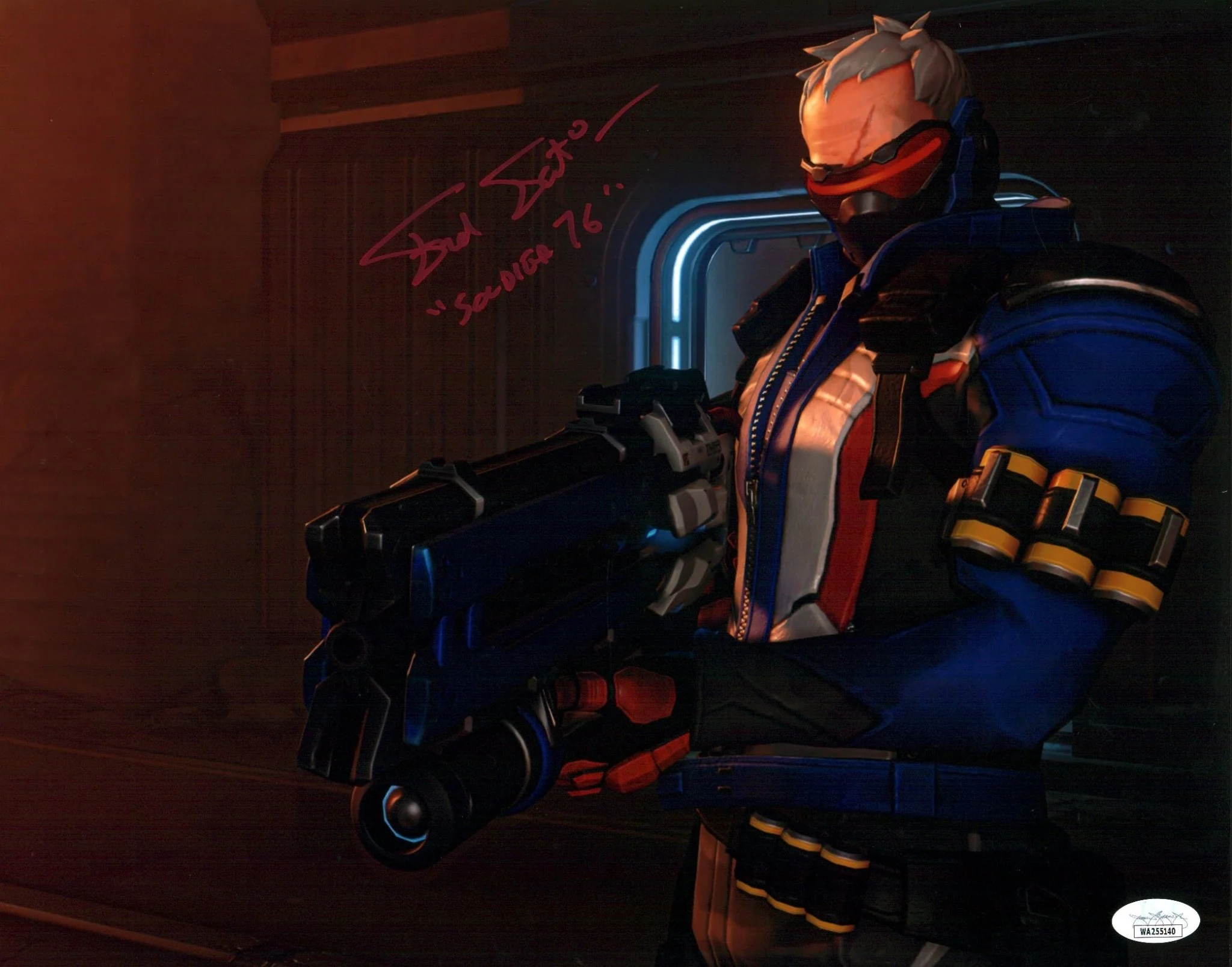 Fred Tatasciore Overwatch 11x14 Signed Photo Poster Certified JSA Autograph