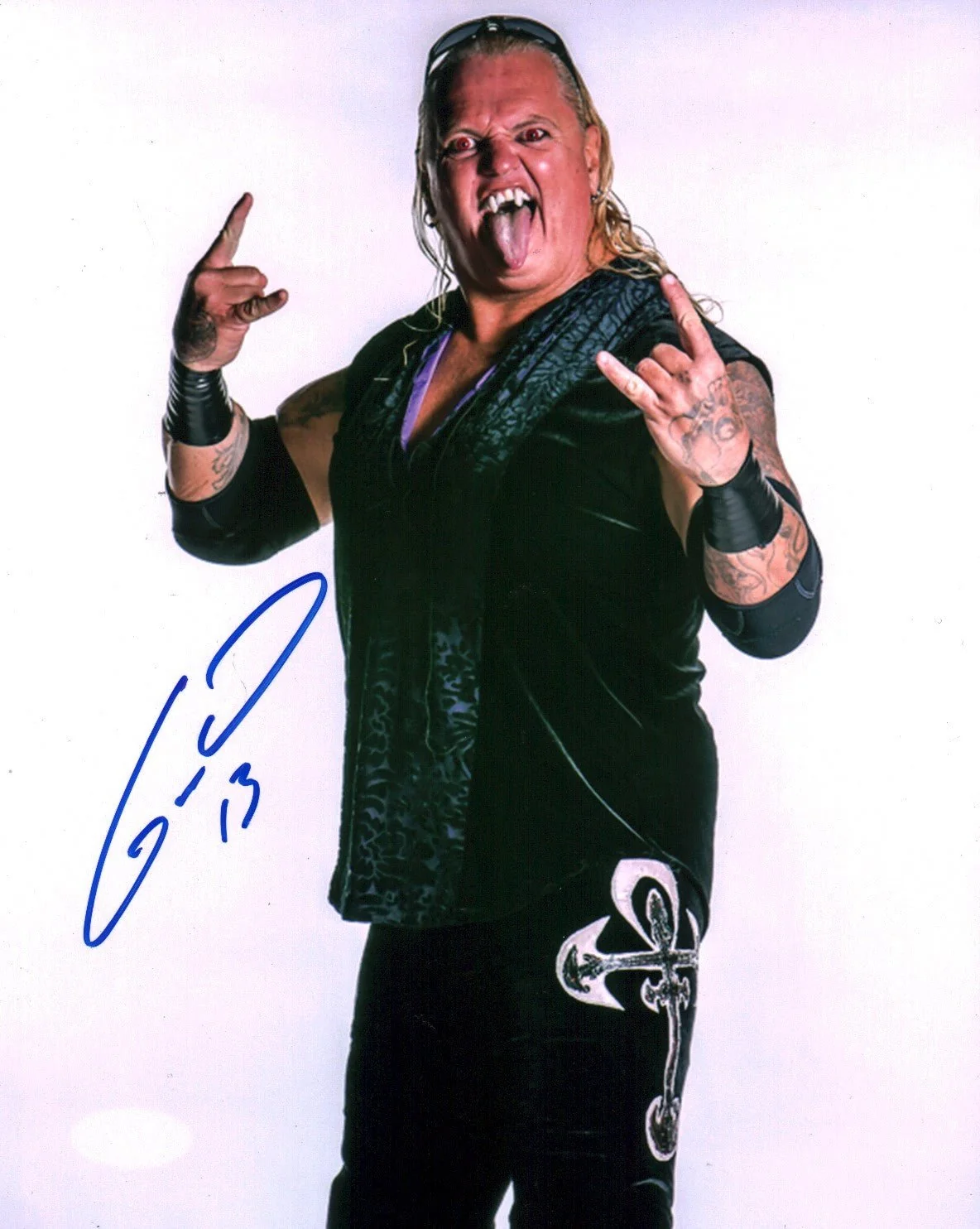 Gangrel WWF Wrestling 8x10 Signed Photo JSA Certified Autograph