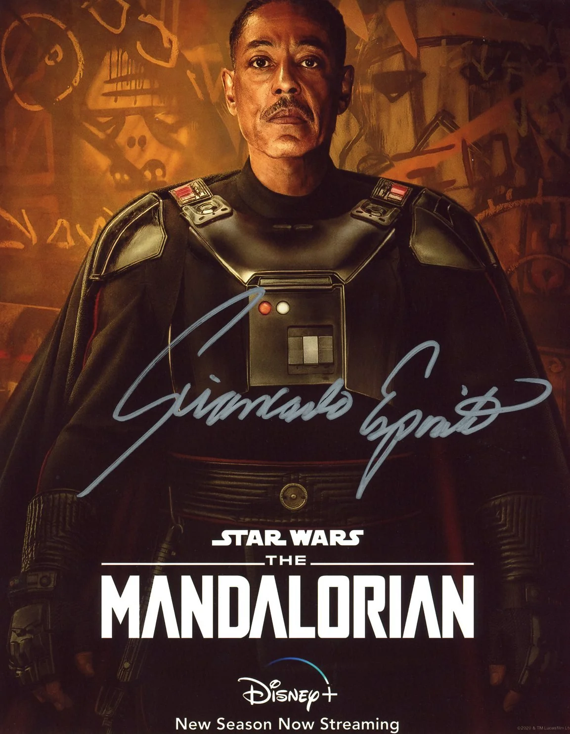 Giancarlo Esposito Star Wars The Mandalorian 8x10 Signed Photo JSA Certified Autograph