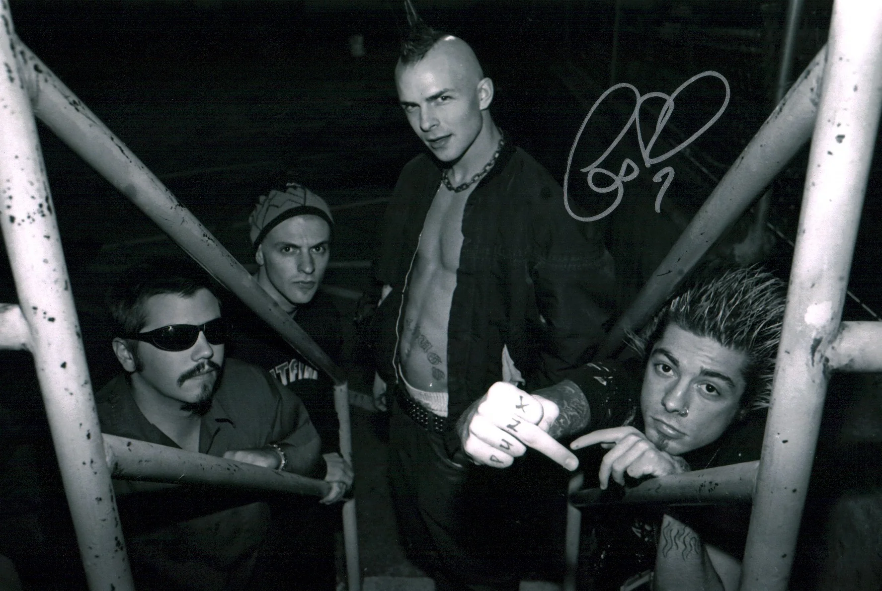 Lars Frederiksen Rancid 8x12 Signed Photo JSA Certified Autograph