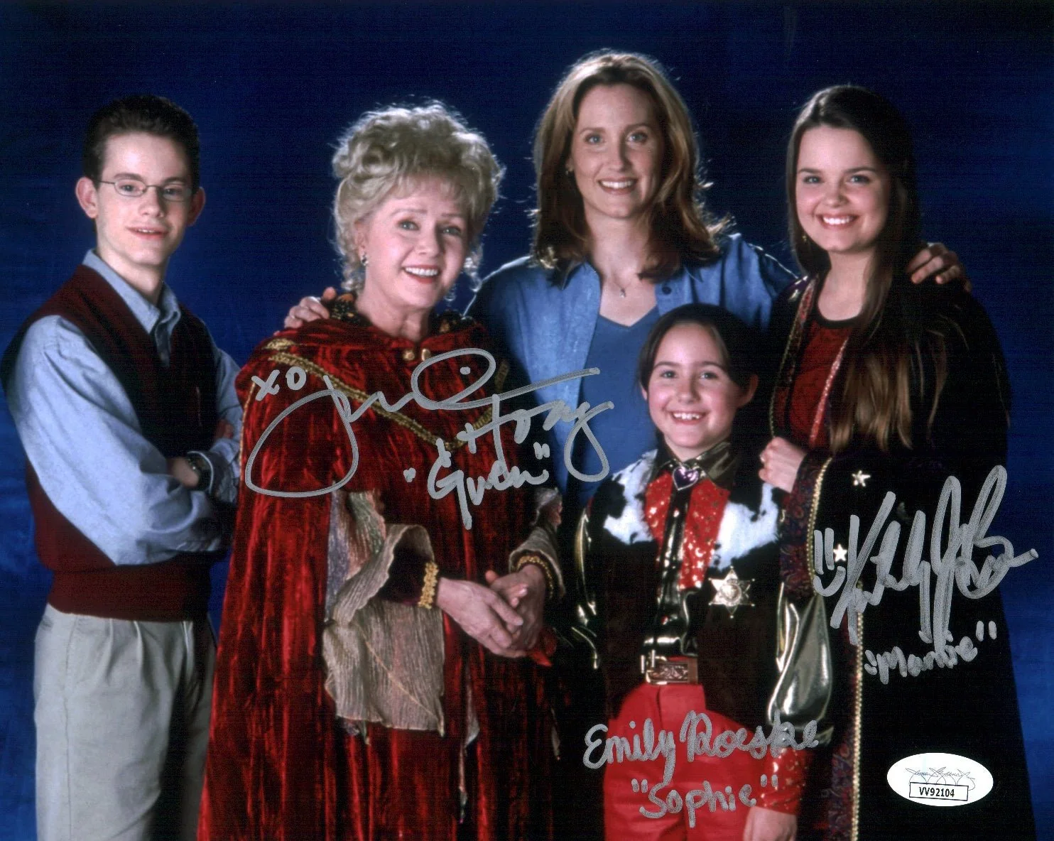 Halloweentown 8x10 Photo Signed Brown, Hoag, Roeske JSA Certified Autograph