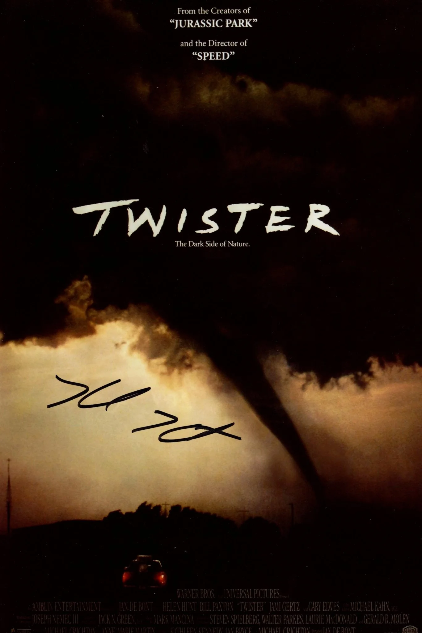 Helen Hunt Twister 8x12 Photo Signed JSA Certified Autograph