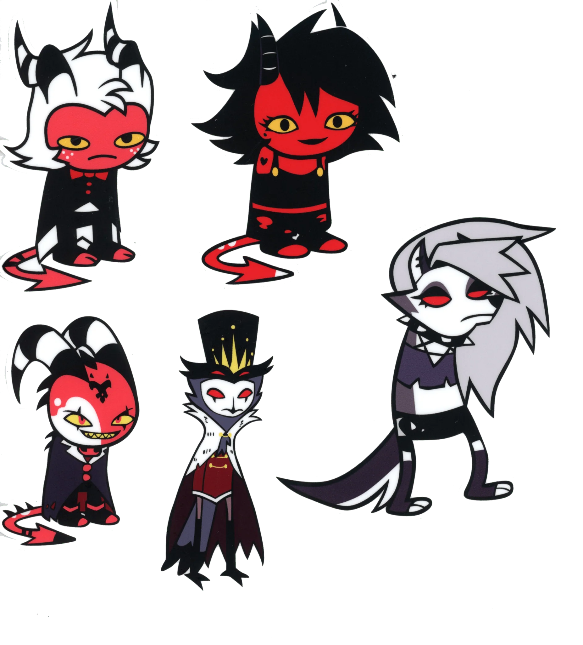Helluva Boss X Homestuck Stickers