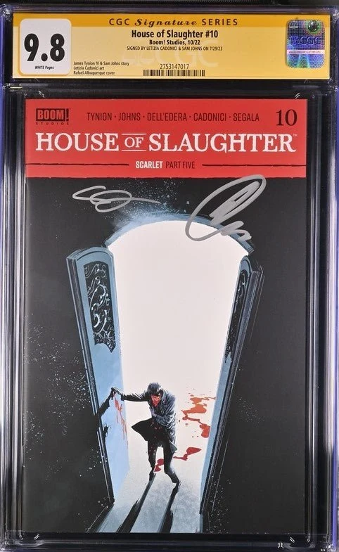 House of Slaughter #10 Boom! Studios CGC Signature Series 9.8 Signed Letizia Cadonici, Sam Johns - Image 2