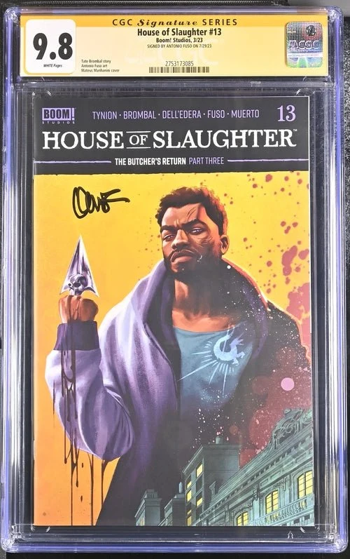 House of Slaughter #13 Boom! Studios CGC Signature Series 9.8 Signed Antonio Fuso - Image 4
