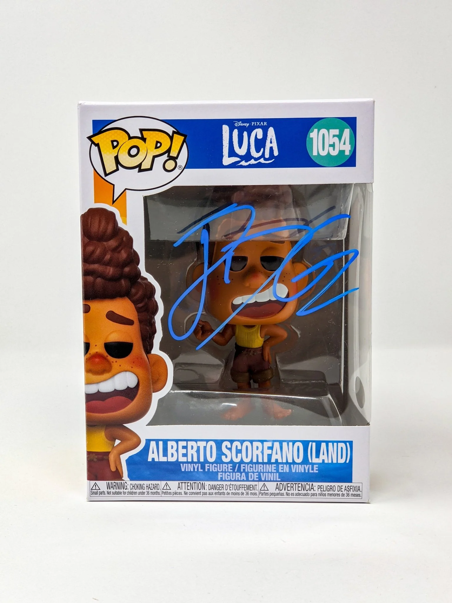Jack Dylan Grazer Luca Alberto Scrofano (Land) #1054 Signed Funko Pop JSA Certified Autograph - Image 2