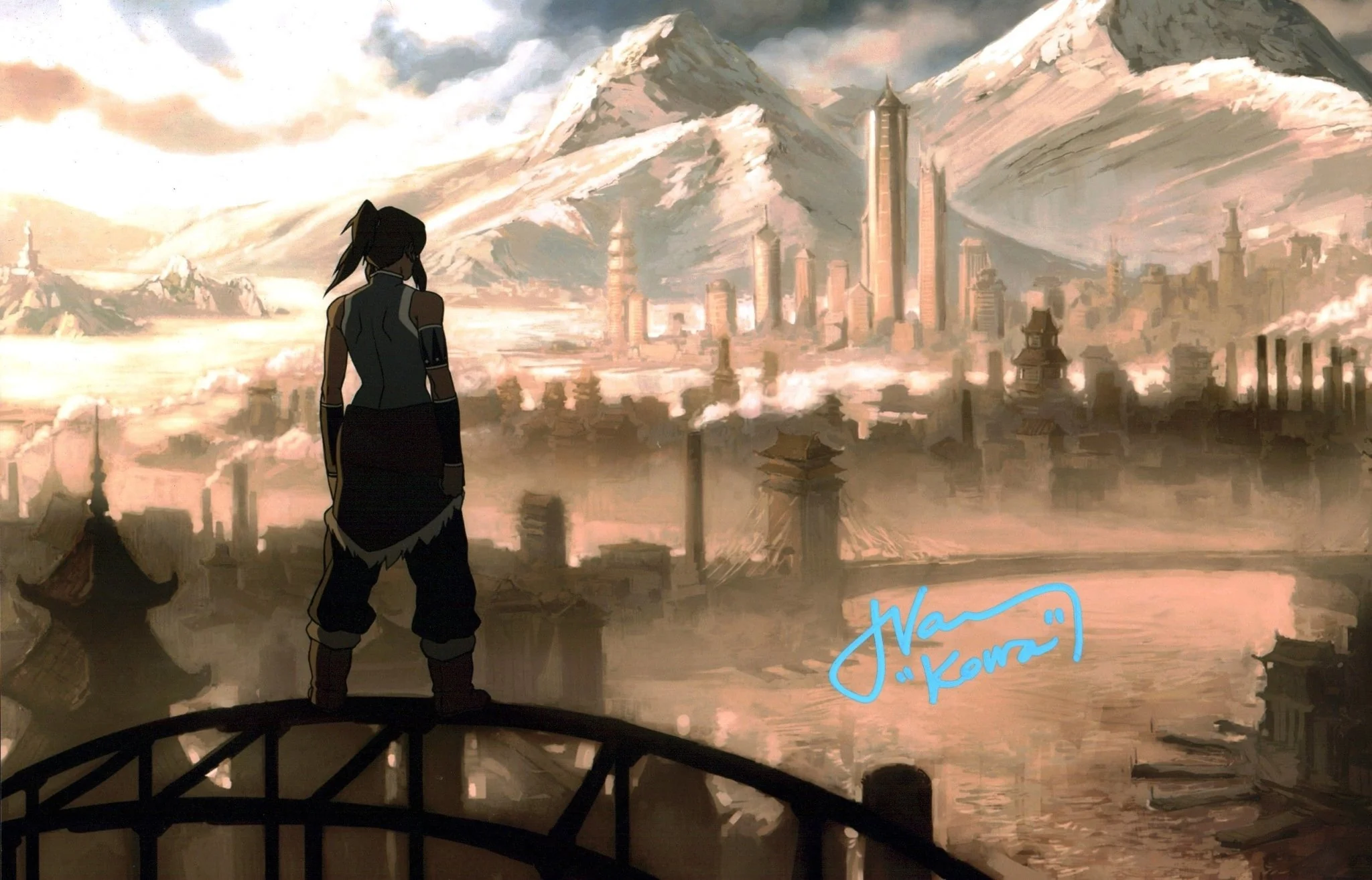 Janet Varney Legend of Korra 11x17 Signed Photo Poster JSA Certified Autograph - Image 3
