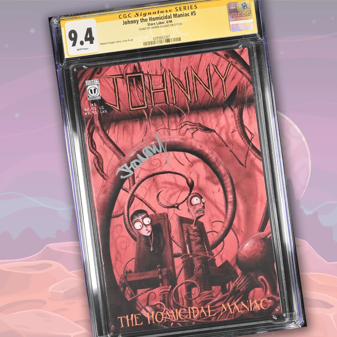 Johnny the Homicidal Maniac #5 Slave Labor CGC Signature Series 9.4 Signed Jhonen Vasquez