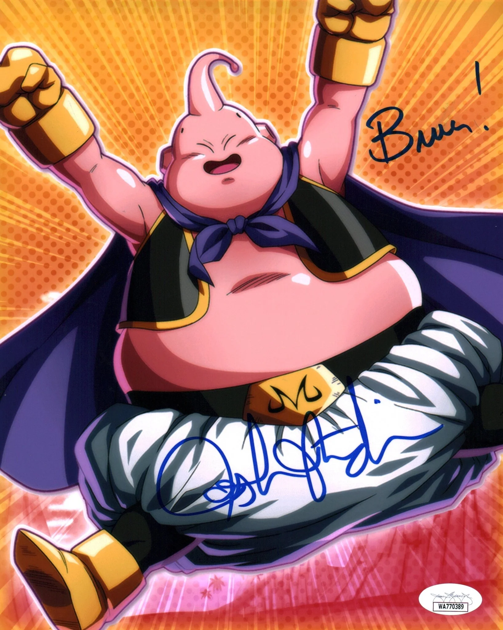 Josh Martin Dragon Ball Z 8x10 Signed Photo JSA Certified Autograph