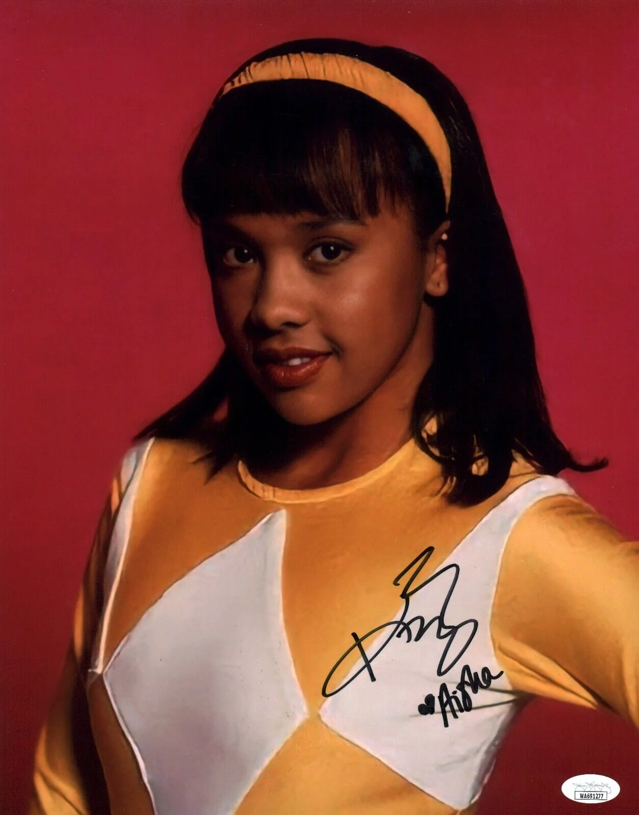 Karan Ashley Mighty Morphin Power Rangers 11x14 Signed Photo Poster JSA Certified Autograph