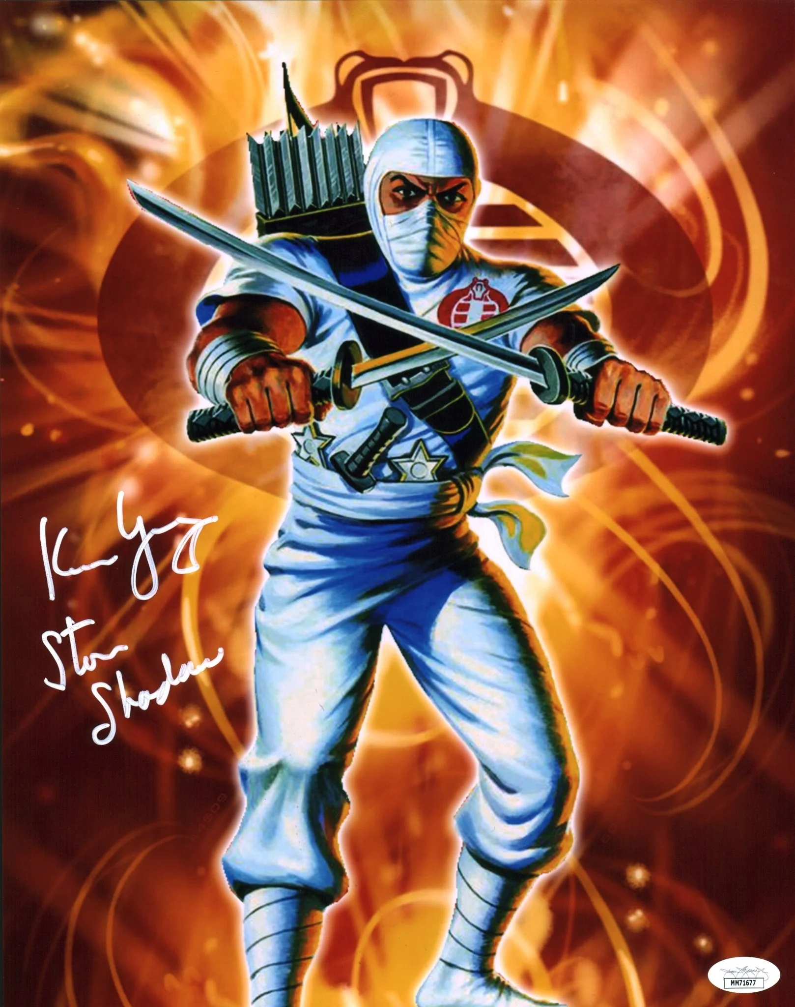 Keone Young G.I. Joe 11x14 Signed Photo Poster JSA Certified Autograph
