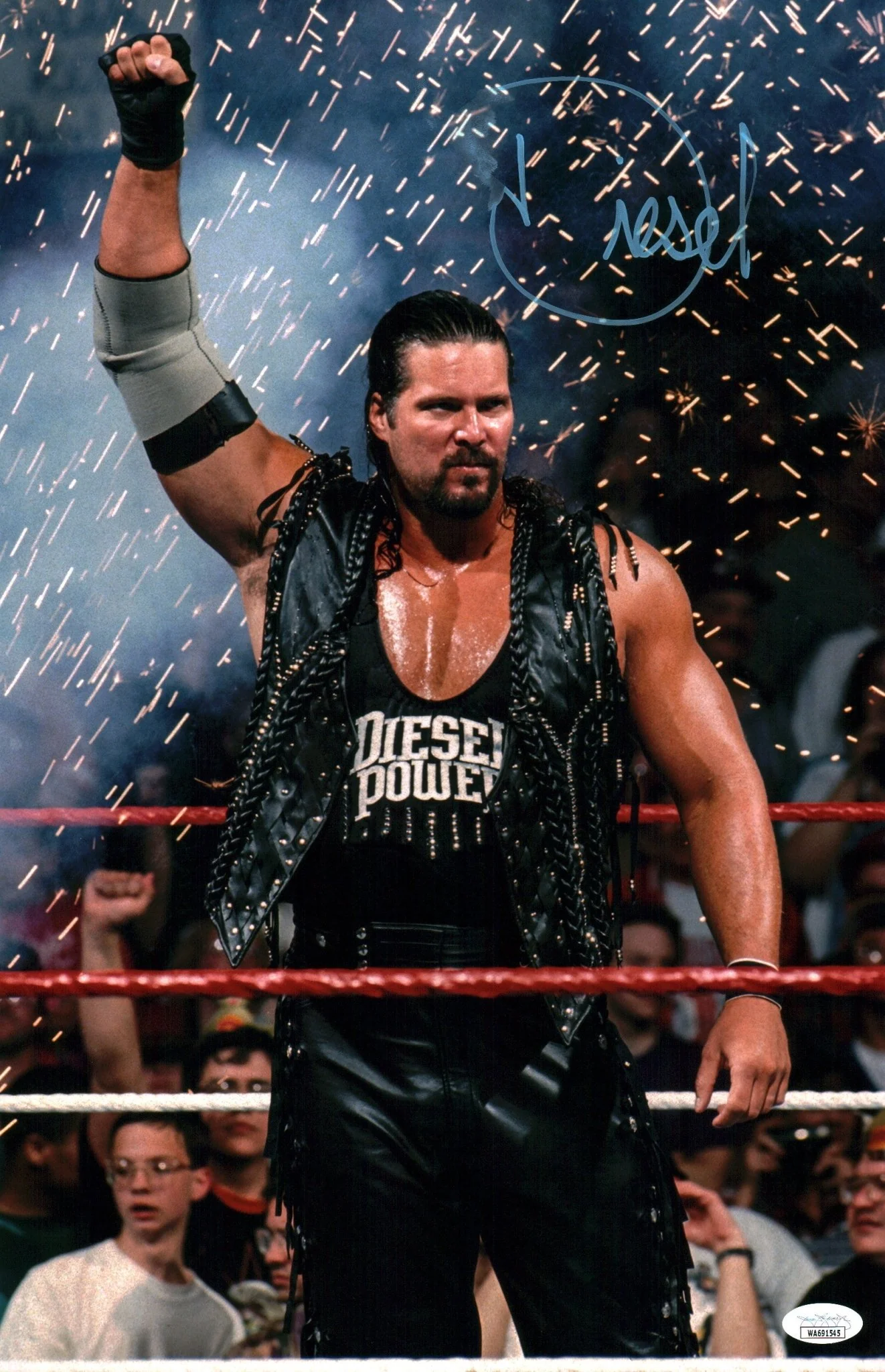 Kevin Nash WWE Wrestling 11x17 Signed Photo Poster JSA Certified Autograph - Image 4