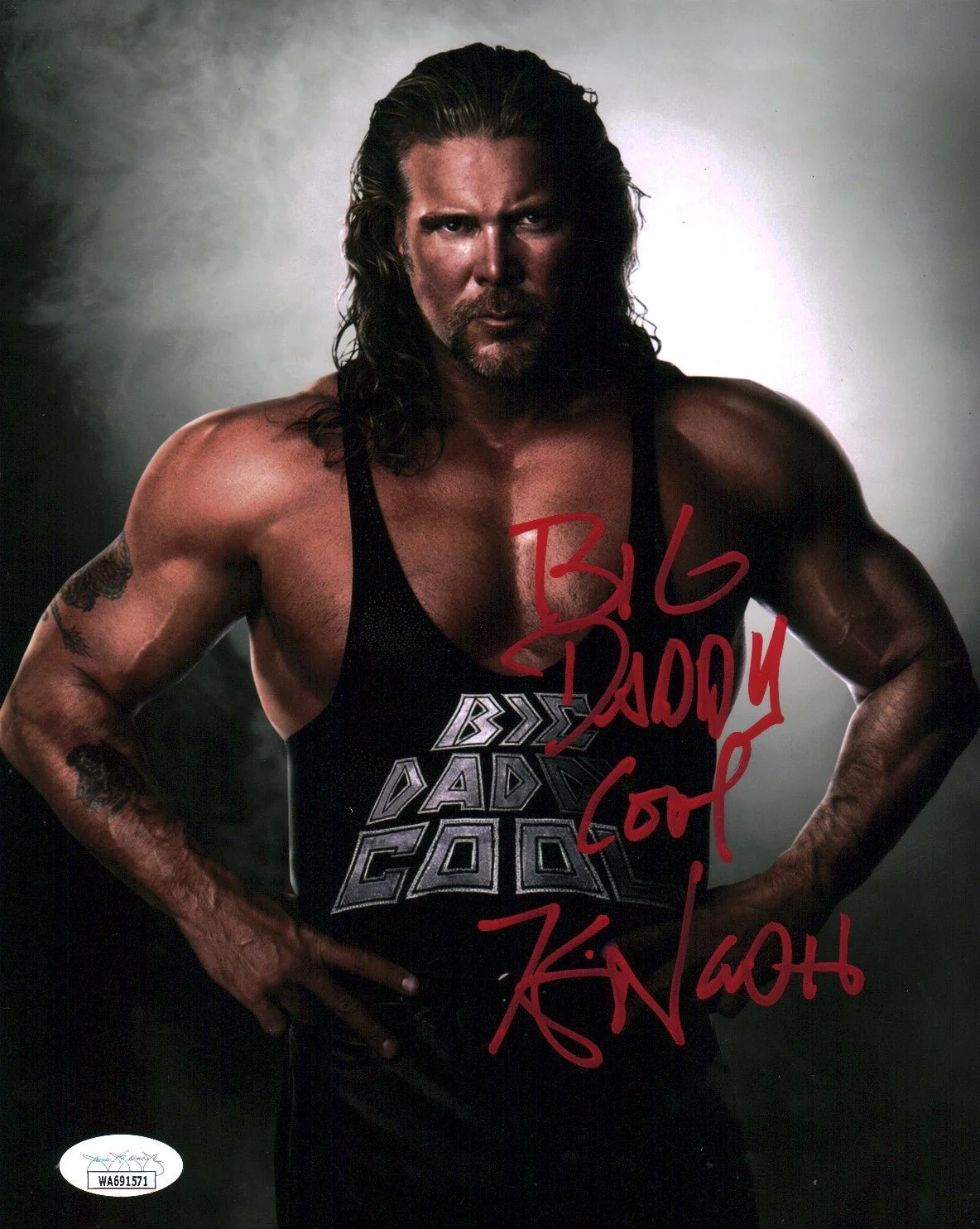 Kevin Nash WWE Wrestling 8x10 Signed Photo JSA Certified Autograph
