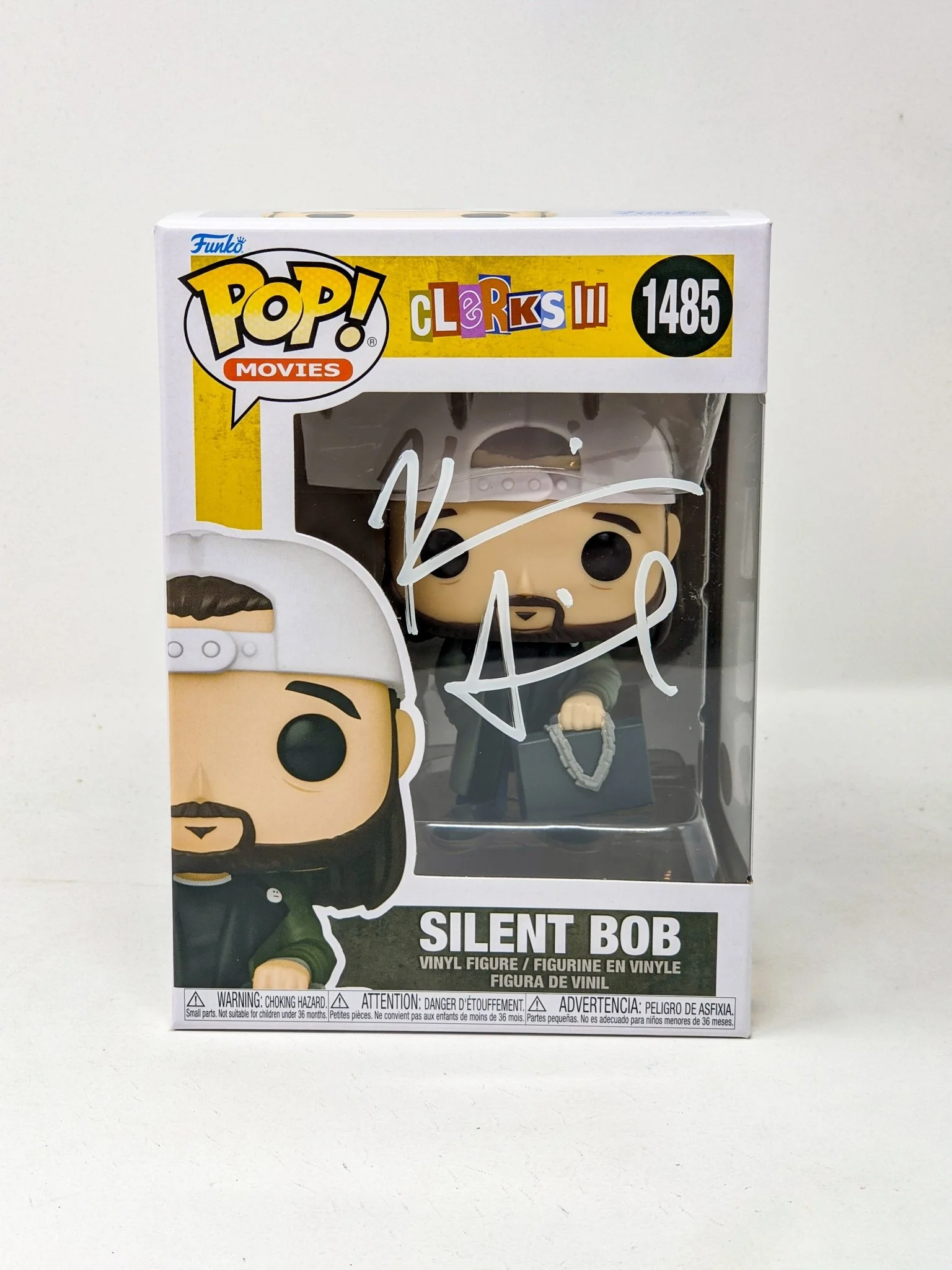 Kevin Smith Clerks III Silent Bob #1485 Signed Funko Pop JSA Certified Autograph - Image 2