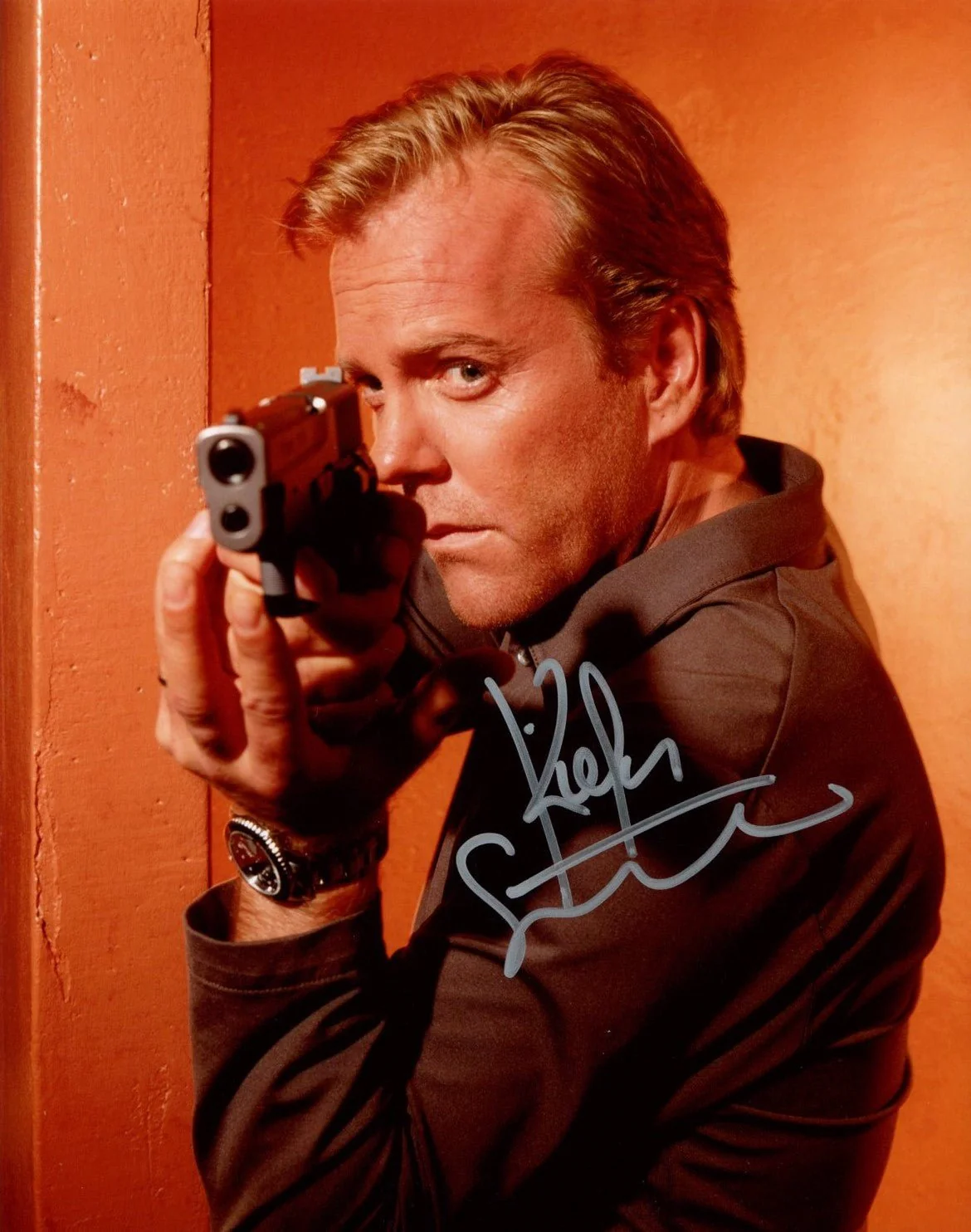 Kiefer Sutherland Jack Bauer 24 8x10 Signed Photo JSA Certified Autograph