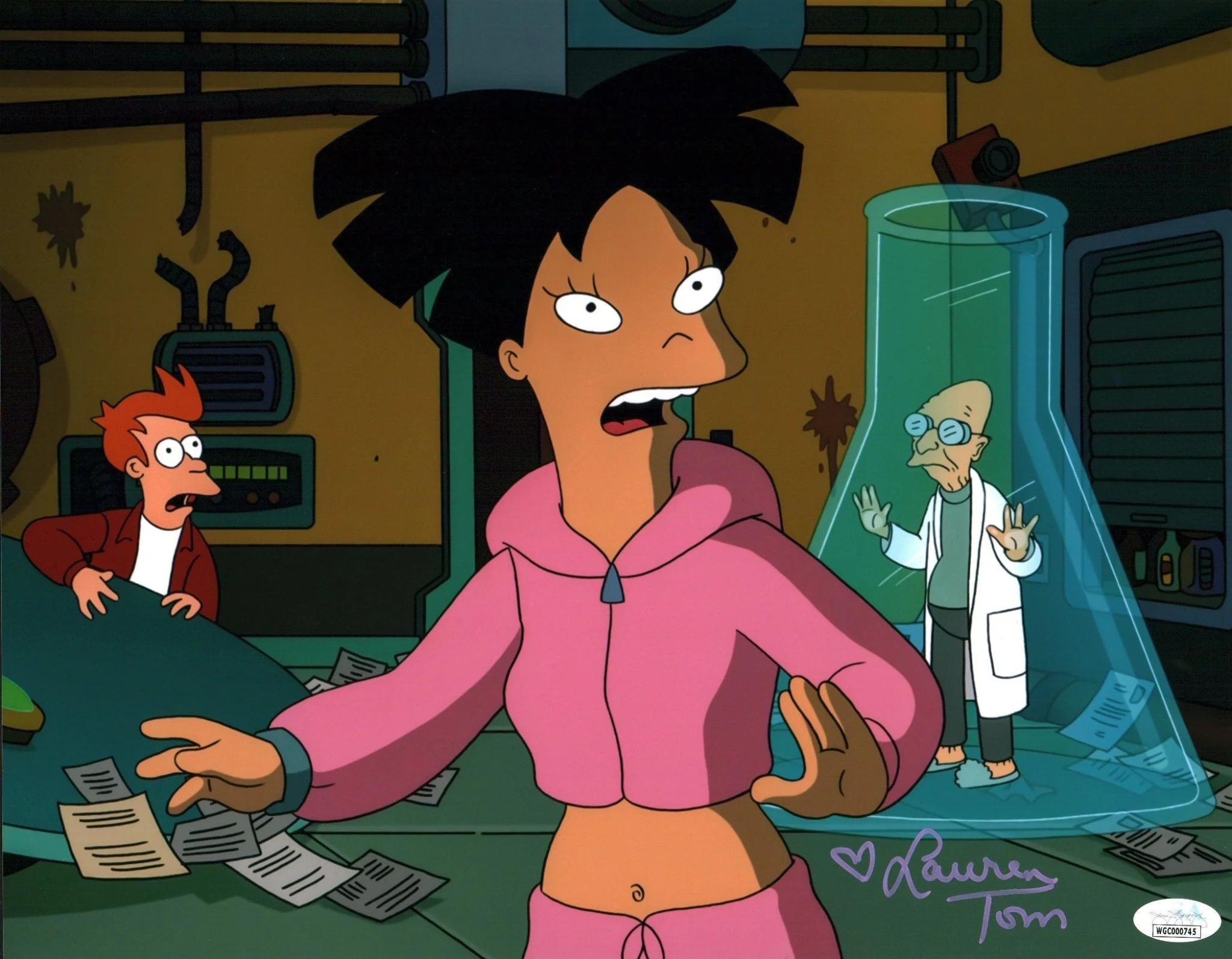 Lauren Tom Futurama 11x14 Signed Photo JSA Certified Autograph
