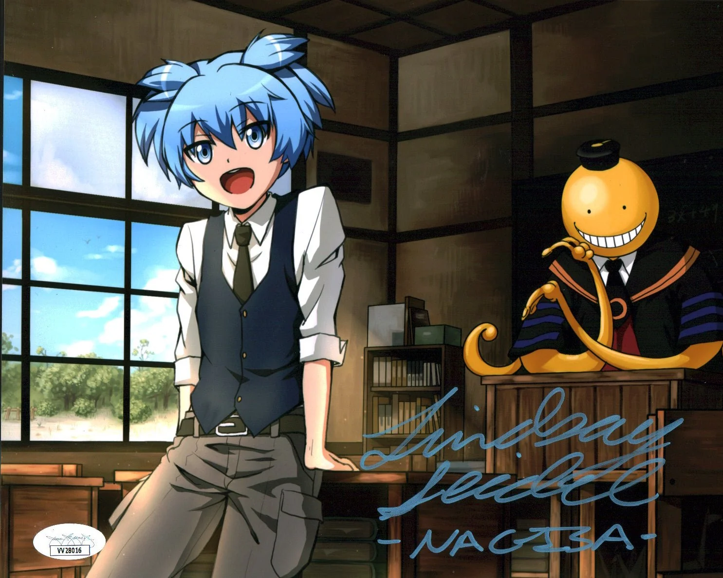 Lindsay Seidel Assassination Classroom 8x10 Signed Photo JSA Certified Autograph
