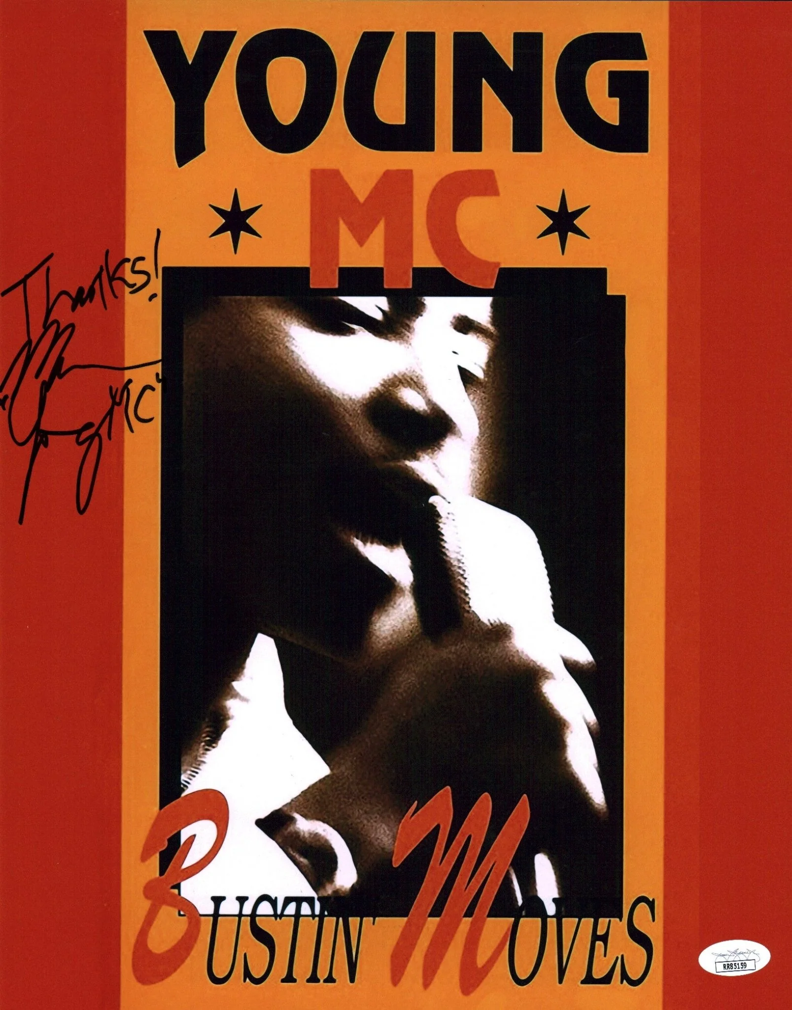 Marvin Young "Young MC" 11x14 Signed Photo Poster JSA Certified Autograph - Image 2
