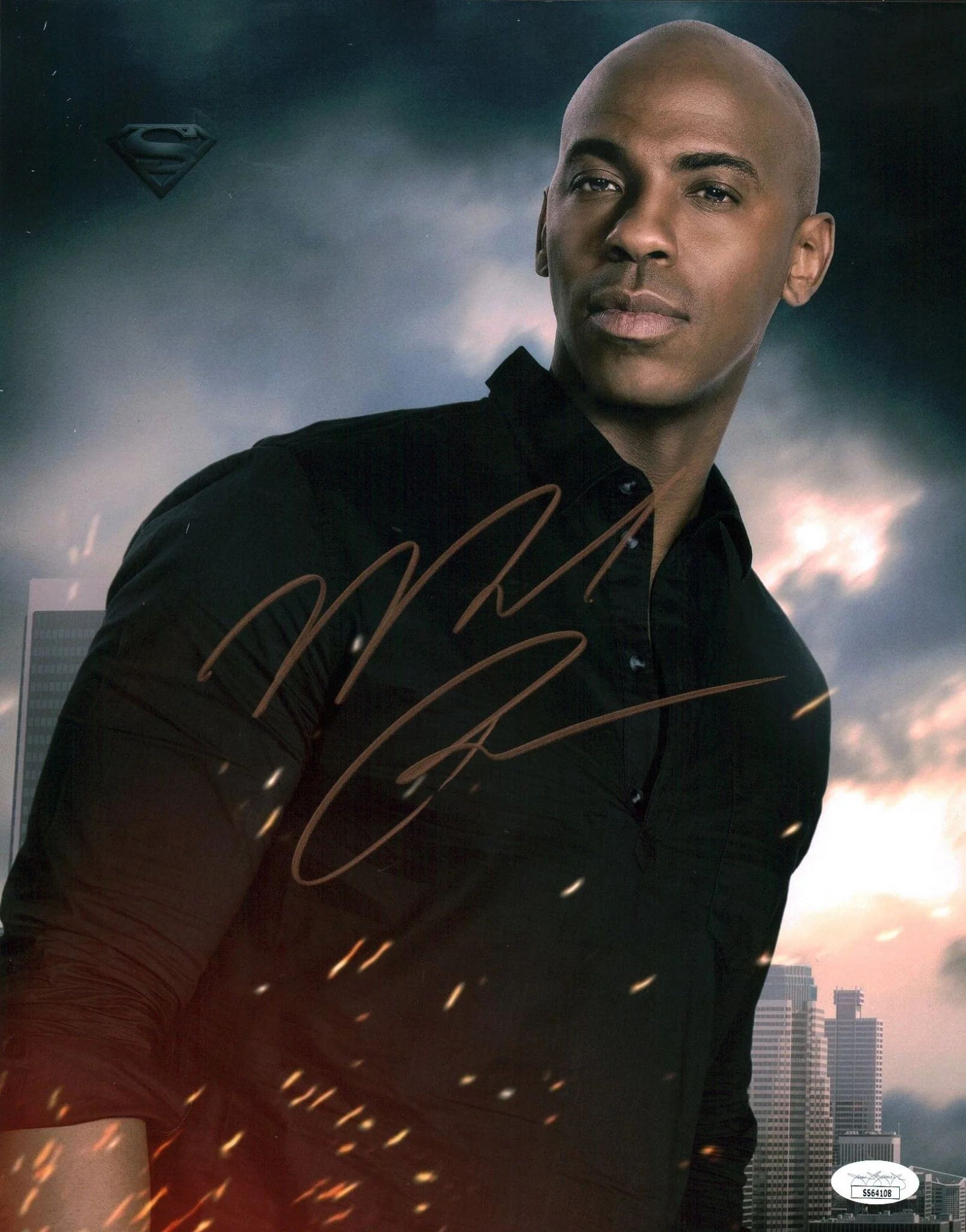 Mehcad Brooks Supergirl 11x14 Photo Poster Signed JSA Certified Autograph